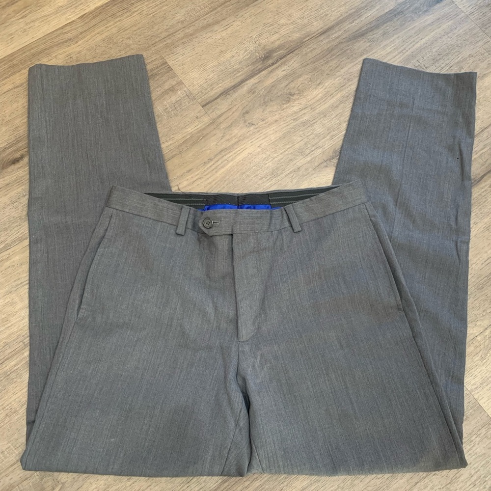 Mens gray dress pant